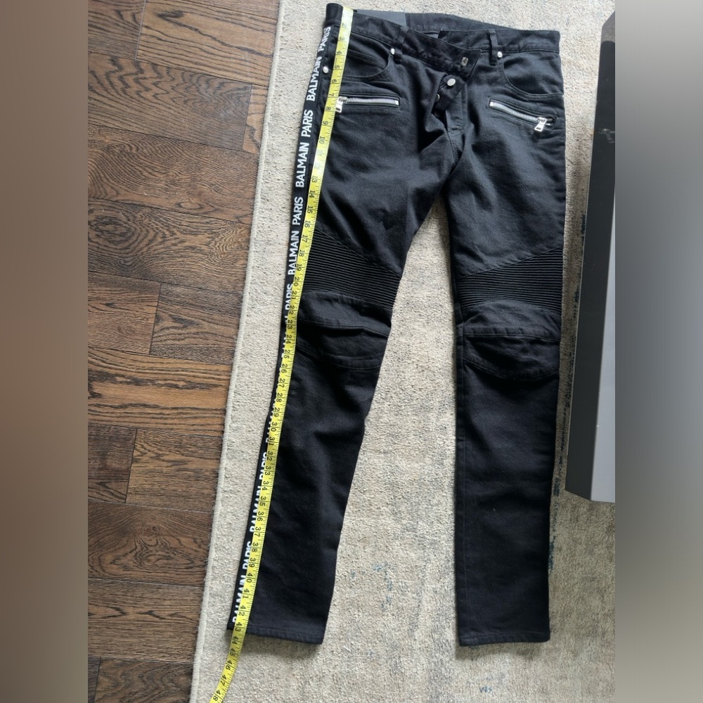 Balmain monogram slim fit jeans - Picture 4 of 11